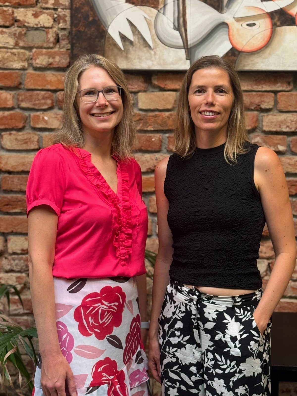 Petra Veselá a Lenka Urbišová na workshopu